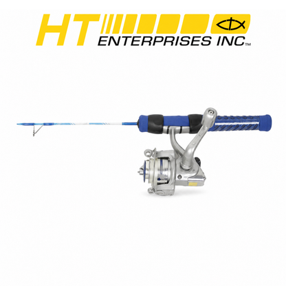 HT Ice Blue 24" Medium Action Premium Ice Fishing Rod