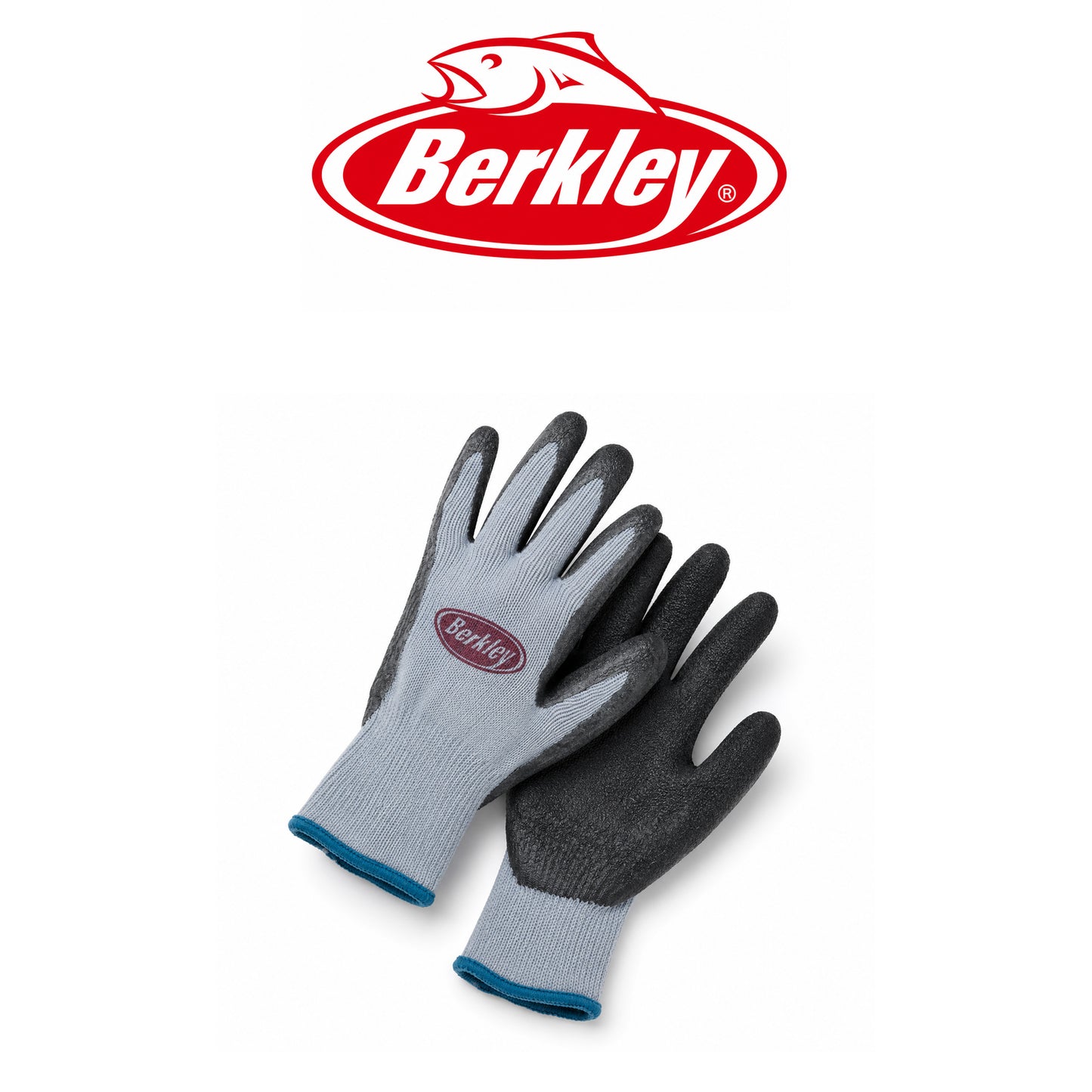 Berkley Fishing Gloves – Durable Breathable Fishing Gloves in Blue/Grey or Pink