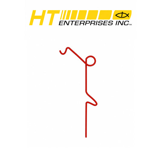 HT 30" Red Heavy Duty Bank Rod Holder