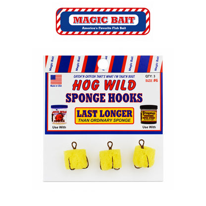 Magic Bait Sponge Hook with Sponge Holder – Size #6