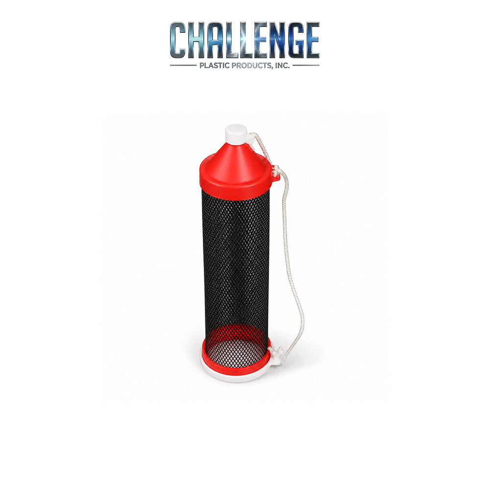 Challenge Plastics 6" Bait Cage – Red