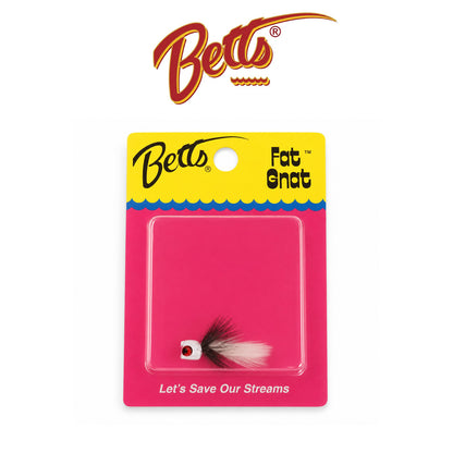 Betts Fat Gnat Size 10 White Fishing Fly