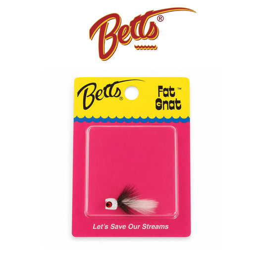 Betts Fat Gnat Size 10 White Fishing Fly