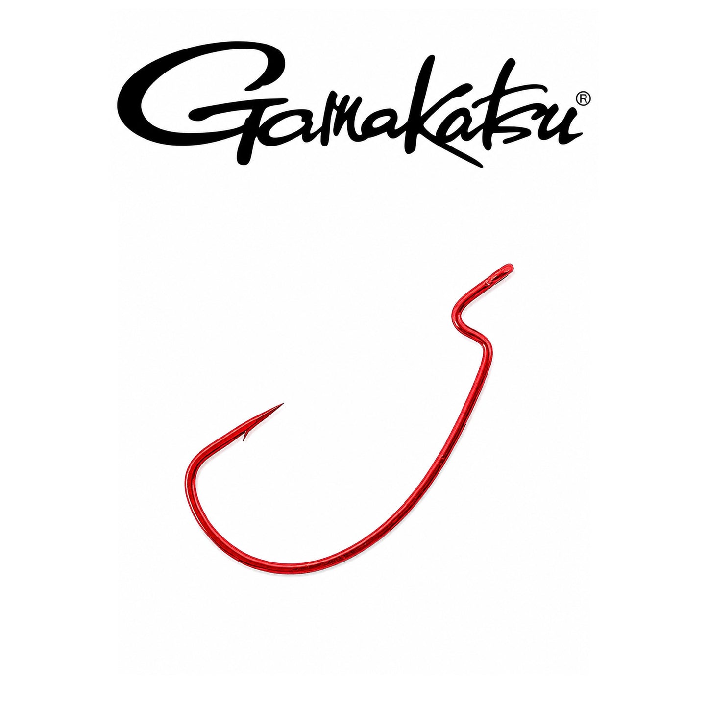 Gamakatsu Offset EWG Red Extra Wide Gap Fishing Hook