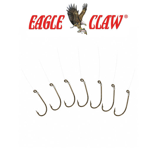 Eagle Claw Bronze Ringed Eye Fishing Hooks