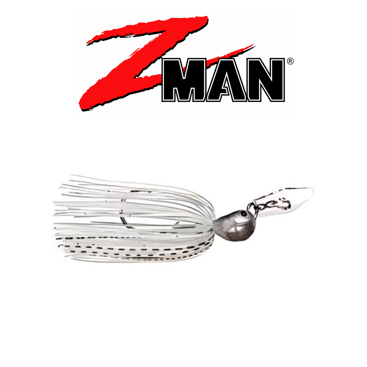 Z-Man JackHammer StealthBlade ChatterBait Fishing Lure
