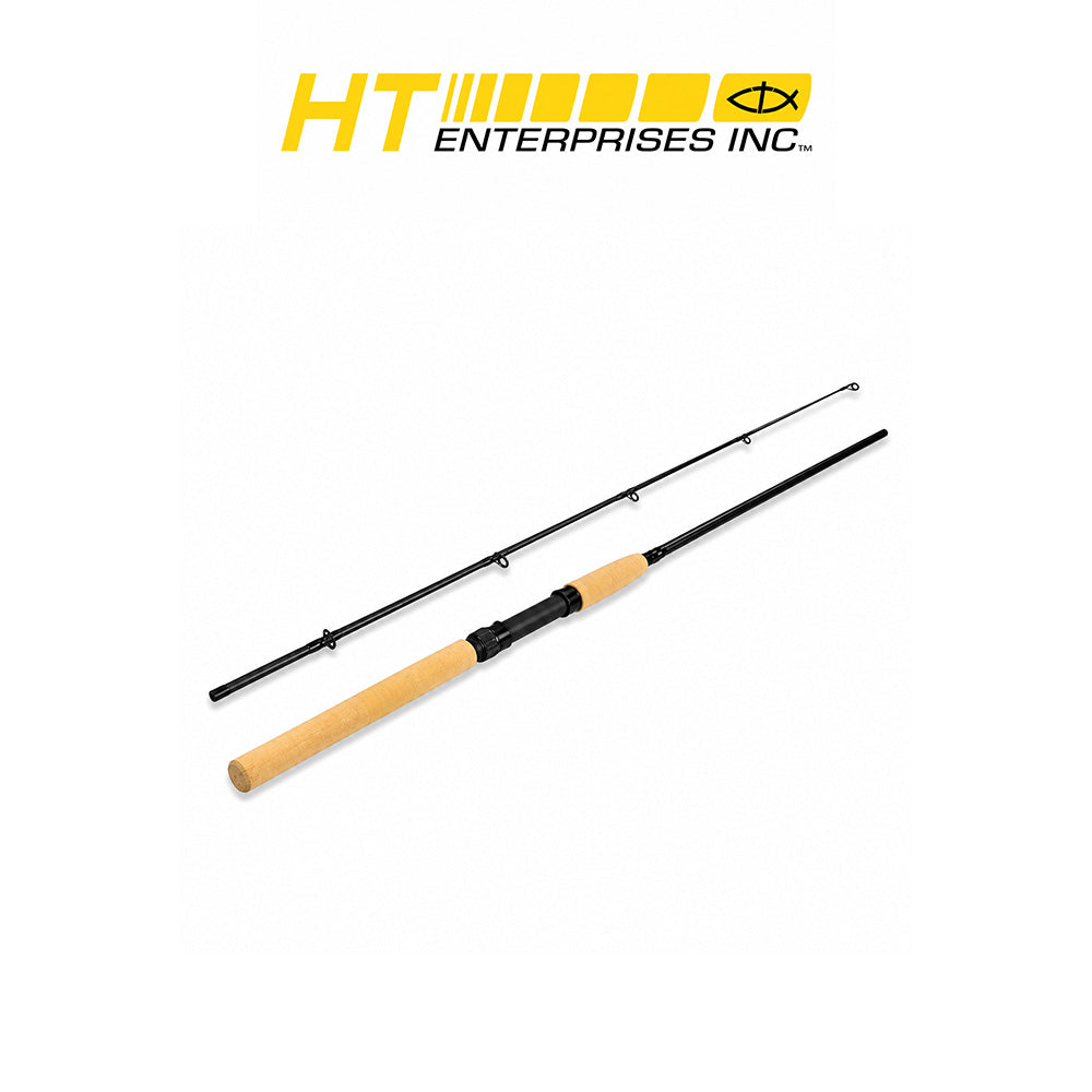 HT Micro Master 84" 2-Piece Black Graphite Fishing Rod Blank with Reel Seat