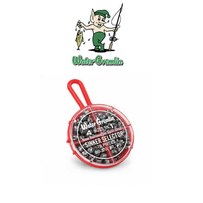 Water Gremlin Split Shot Sinker Selector – 4 Sizes