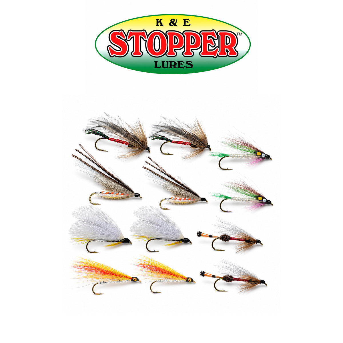 K&E Medium Wet Fly Assortment 5 Pack