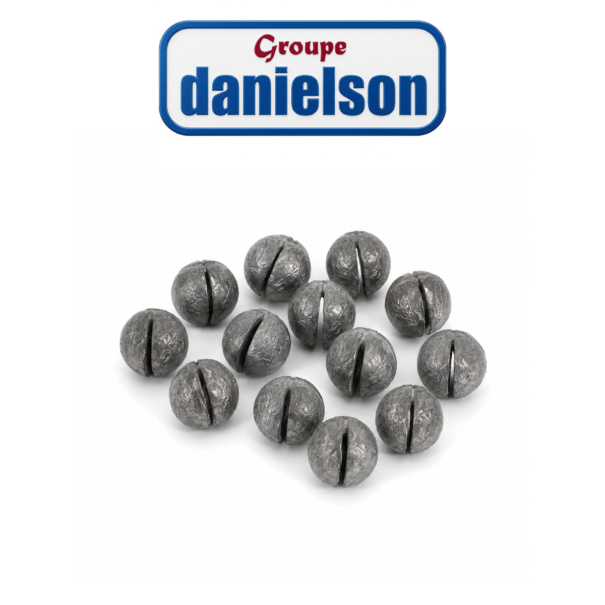 Danielson Round Split Sinkers – Classic Pinch-On Fishing Weights