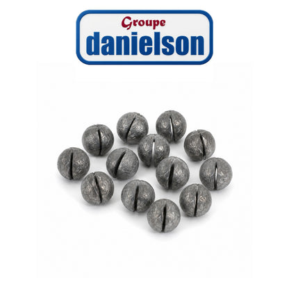 Danielson Round Split Sinkers – Classic Pinch-On Fishing Weights