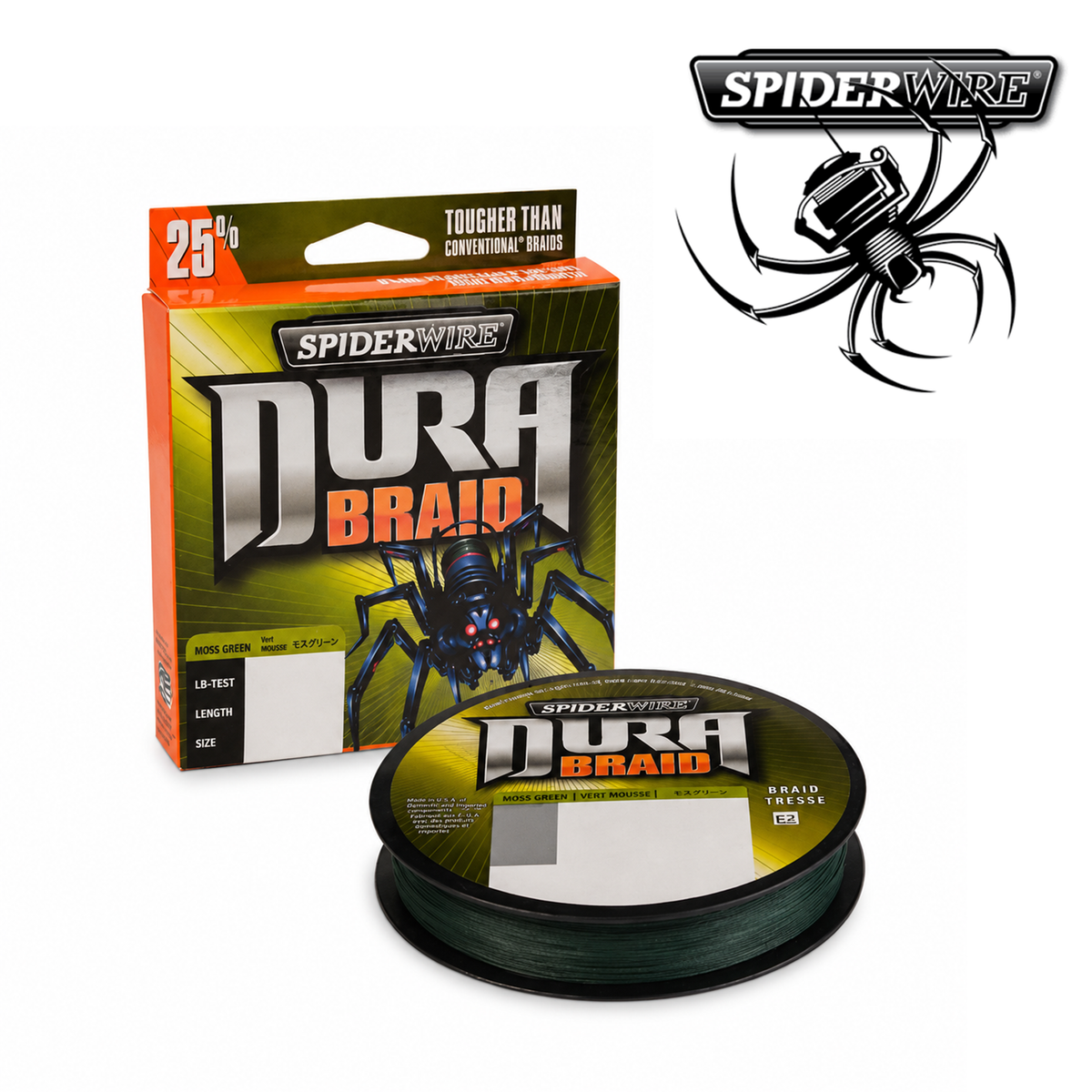 SpiderWire DuraBraid 150yd Braided Fishing Line