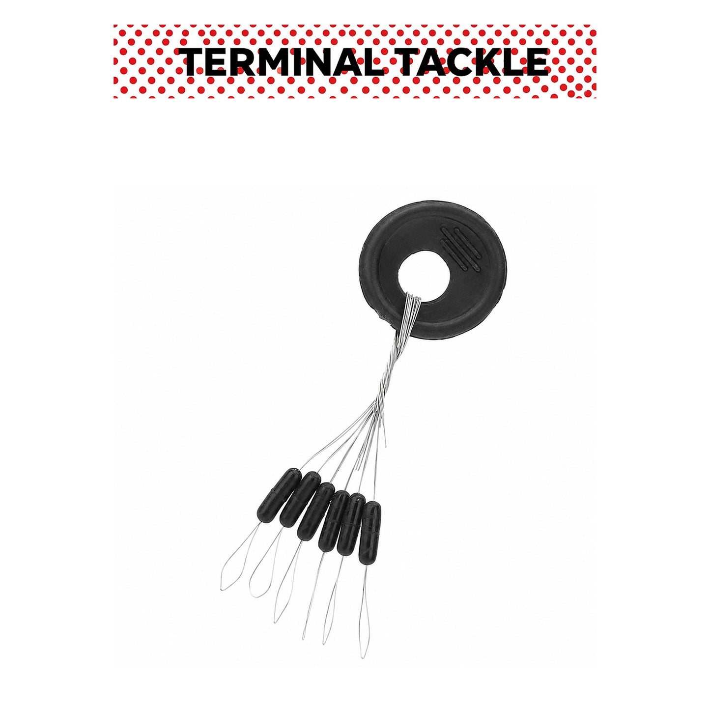Rubber Fishing Stops Size 3 for 8–12 lb Line