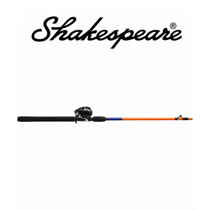 Shakespeare Catch More Fish™ Spincast Rod & Reel Combo – Grey/Black, Size 15