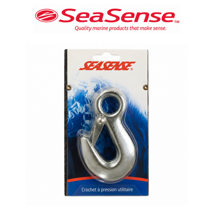 Heavy-Duty 4" Snap Hook – Durable Quick-Connect Utility Hook