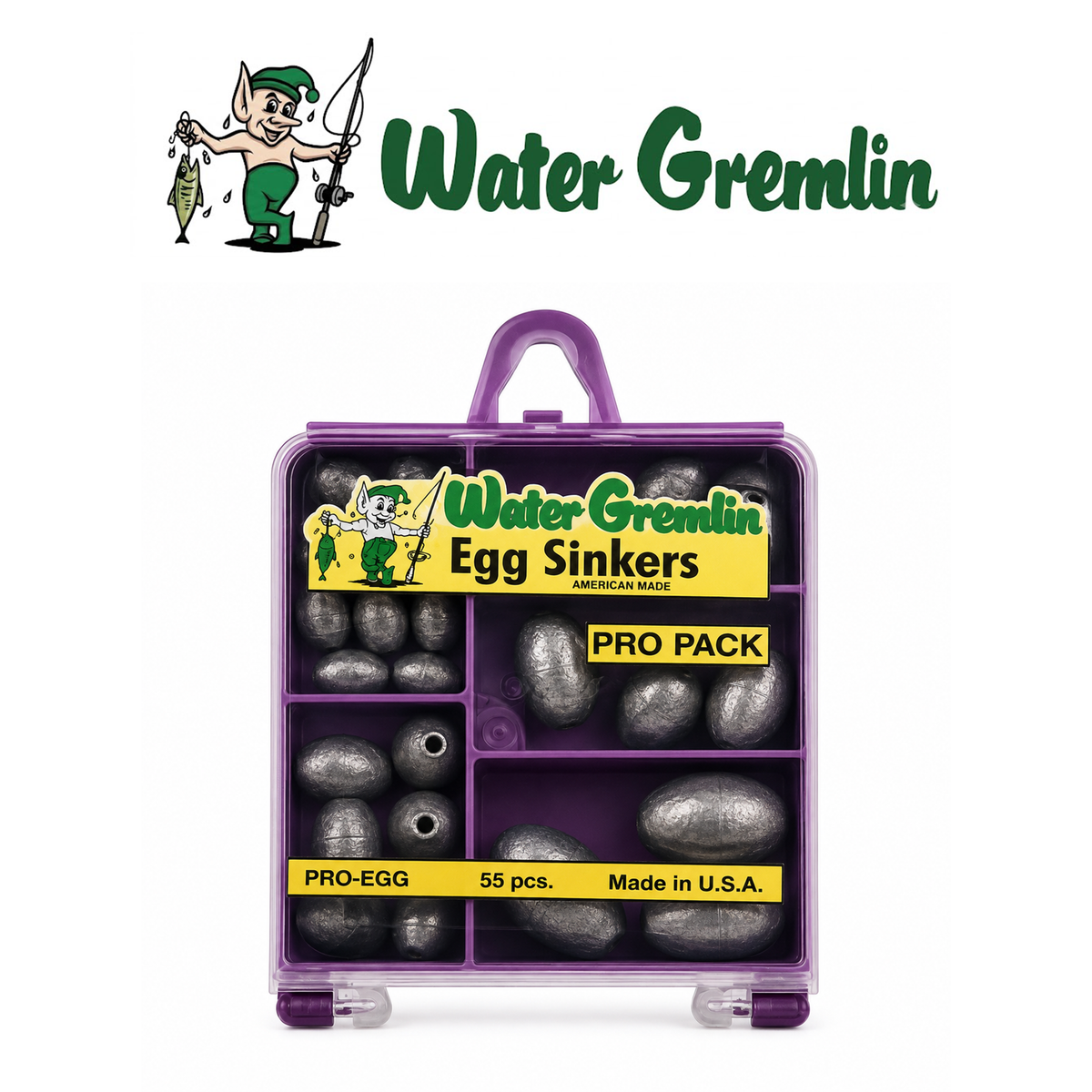 Water Gremlin PRO-EG Egg Sinker Pro – Premium Fishing Weight