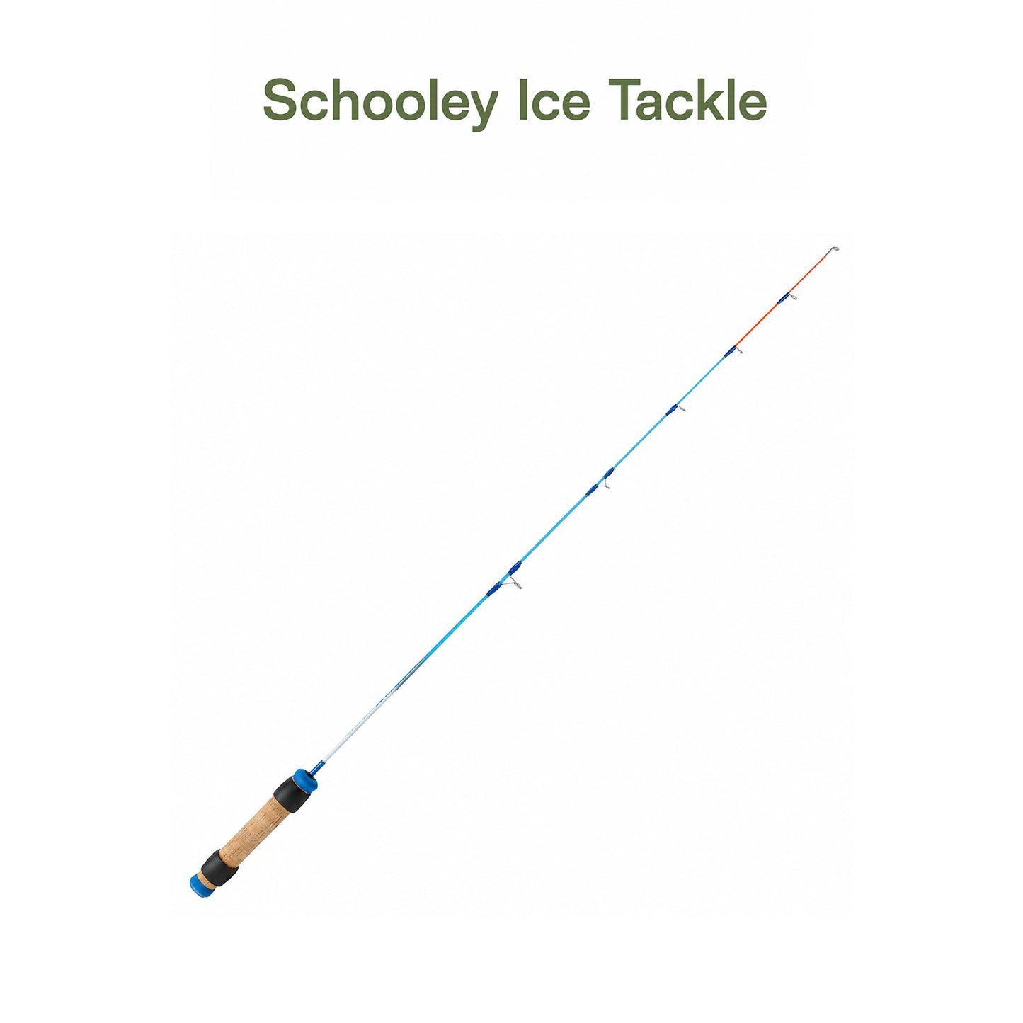 Schooley’s Arctic Blue Ice Fishing Rod
