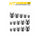 HT Micro Split Shot Sinker Fry Pan 200 Piece Assorted