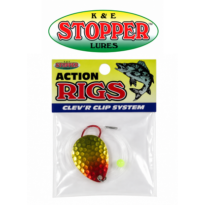 K&E Stopper Pro Flash Size 4 Fishing Stopper Pack
