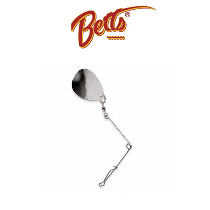 Betts Spin Jig Spinners Size 2 Nickel - 4 Pack