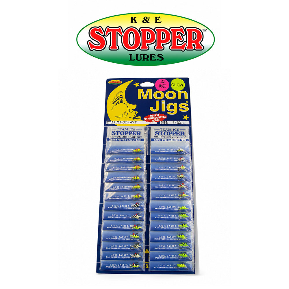 K&E Moon Scale Ice Jig Card Pack
