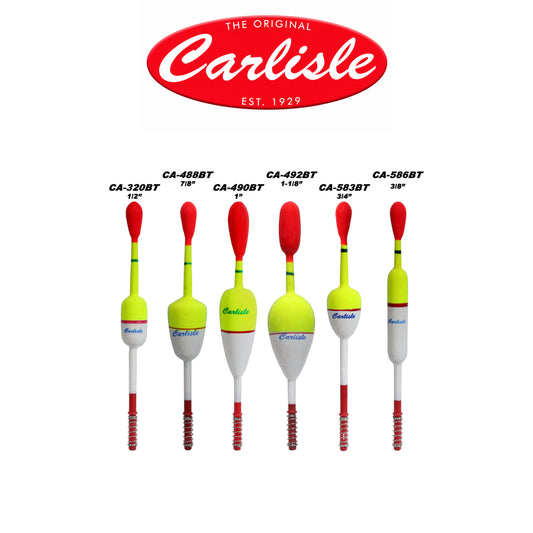Carlisle Big Top Spring Fishing Float – Durable Plastic Bobber with Metal Spring