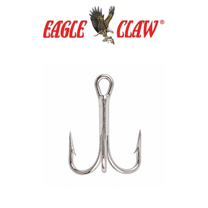 Eagle Claw Lazer Sharp 4X Treble Hook – Regular Shank Straight Point
