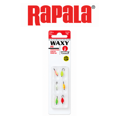 Rapala Waxy Jig Kit – Ice Fishing Jigs for Panfish, Crappie &amp; Perch