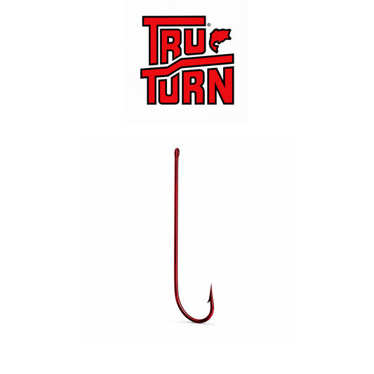 Tru Turn Ultra Sharp X-Long Panfish Cricket Hook Blood Red – Size 4, 6, 8