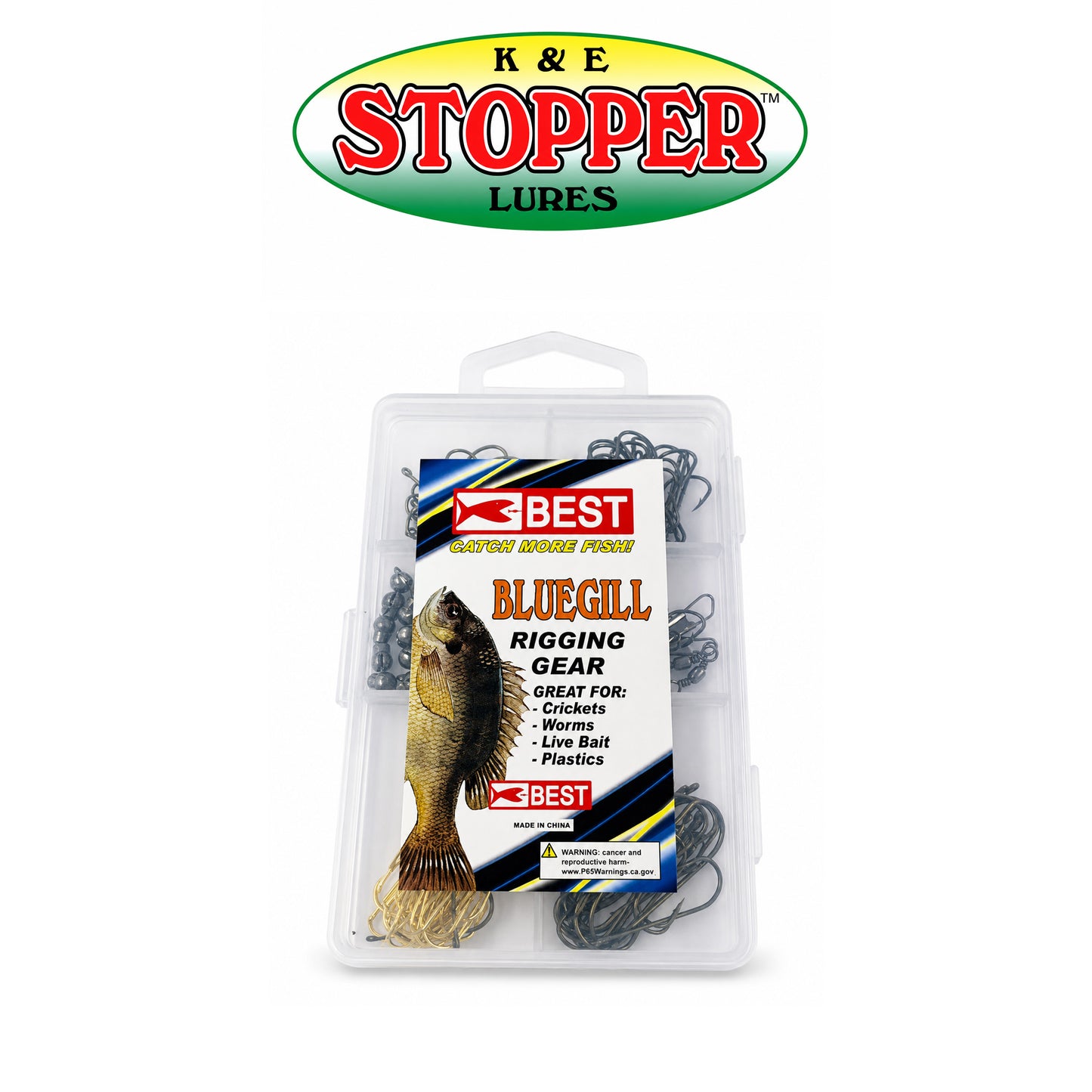 K&E Bluegill Fishing Species Kit – Assorted Sizes