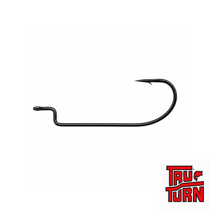 Tru-Turn Offset Worm Hook – Black Nickel
