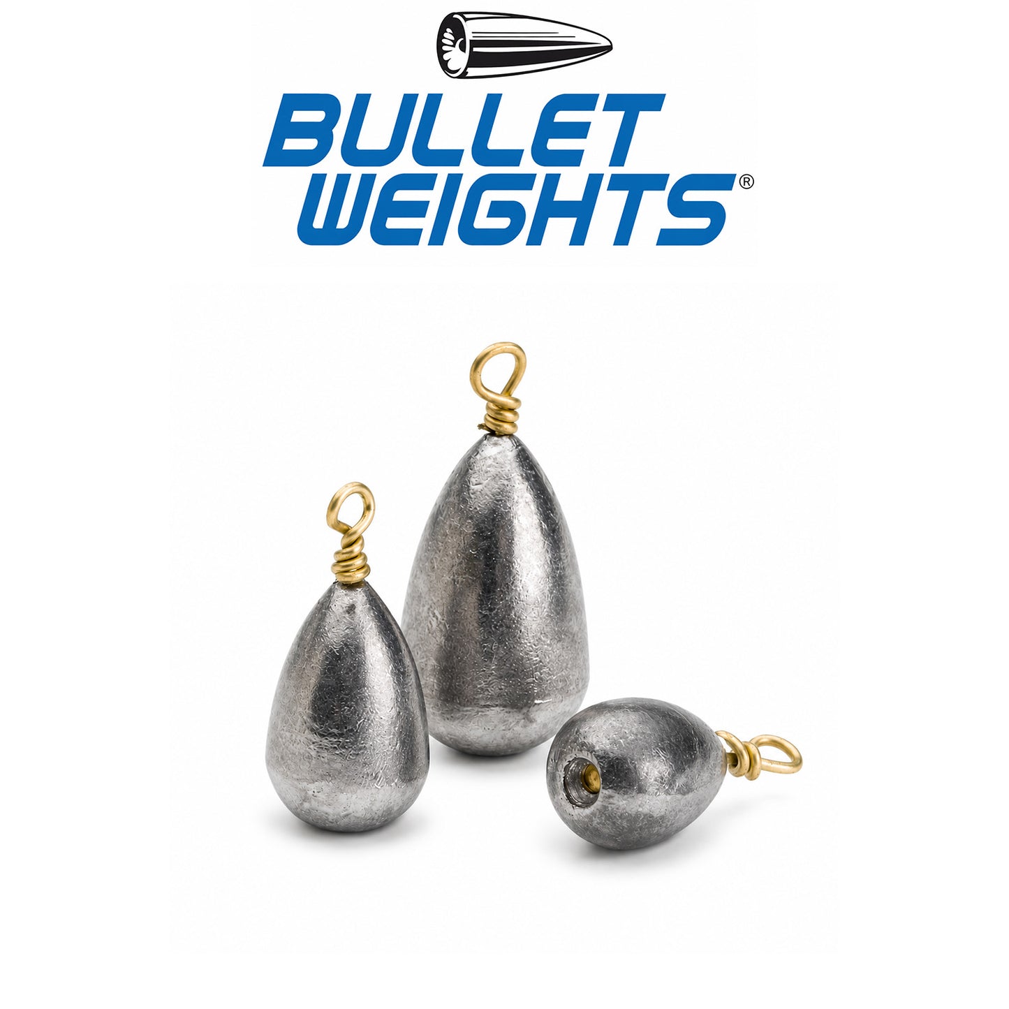 Bullet Weight Bass Casting Fishing Sinkers – Bulk Bag, 1–3 oz