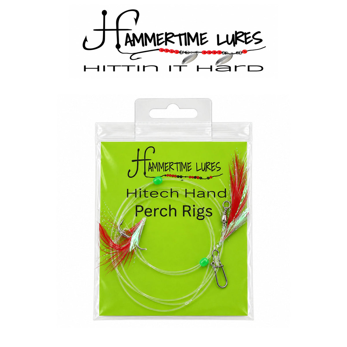 Hammertime Lures Perch Fly Rigs