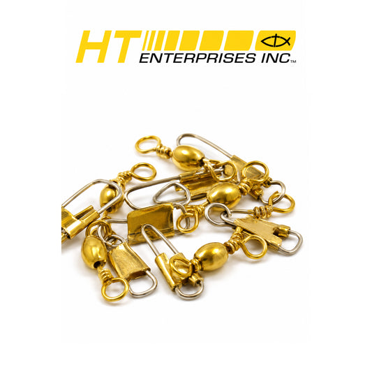 HT Brass Snap Swivels Size 5 BSSE-5 – 5 Pieces per Pack