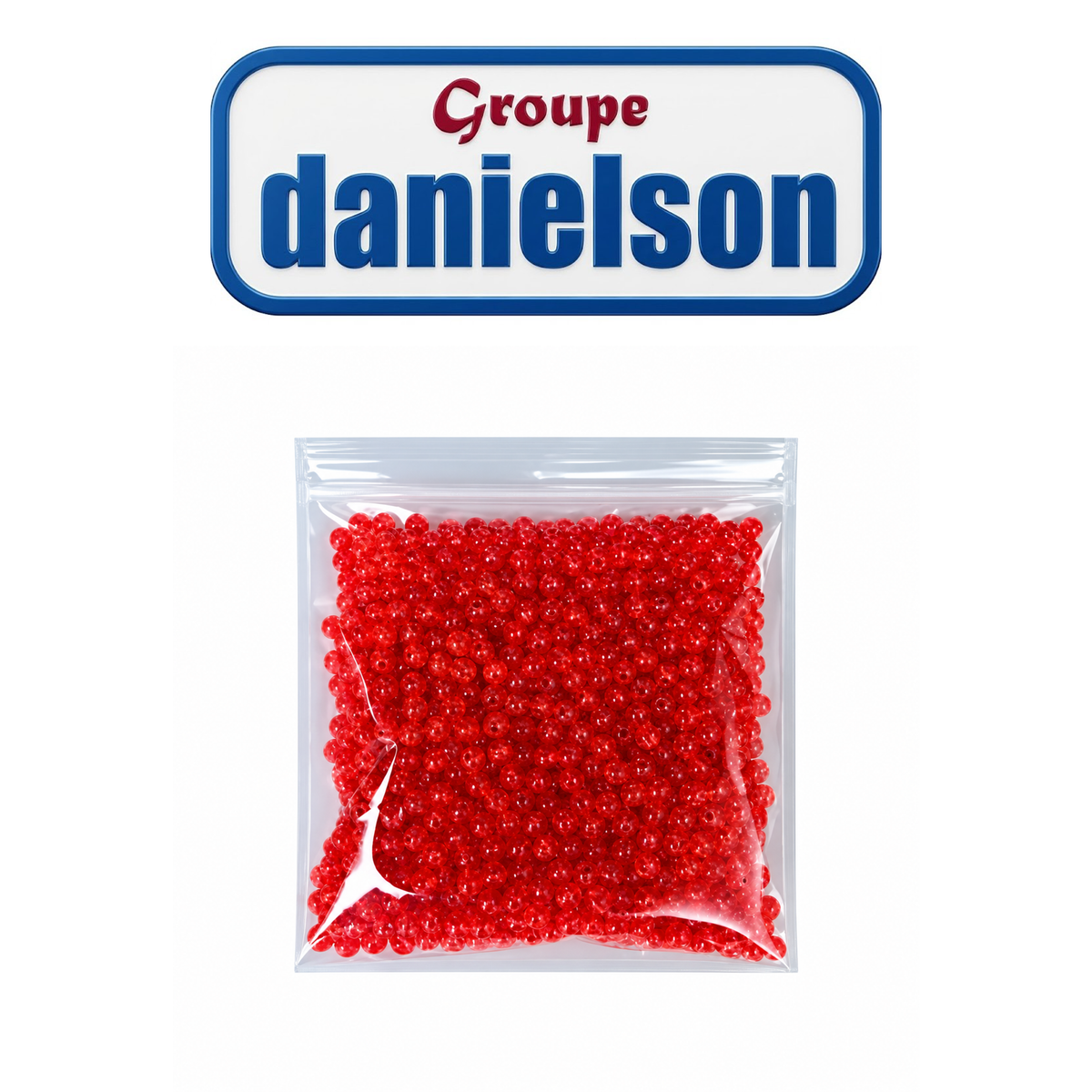 Fluorescent Red 5mm Fishing Beads – High-Visibility Fishing Rig Beads, 90 Piece