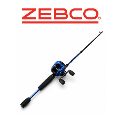 Zebco 33 Custom Z Blue Spincast Rod & Reel Combo&nbsp