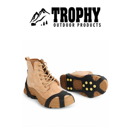 Fishin' Pro Durable Ice Grips for Ice Fishing & Winter Outdoor Activities