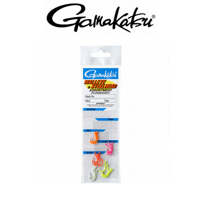 Gamakatsu Walleye Fluorescent Hooks – Assorted Colors