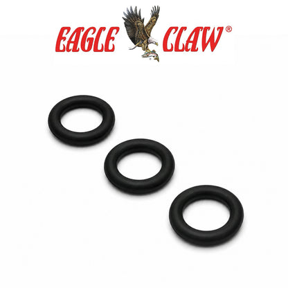 Eagle Claw Lazer Sharp Wacky Rig O-Rings 25 Piece Fishing Accessories
