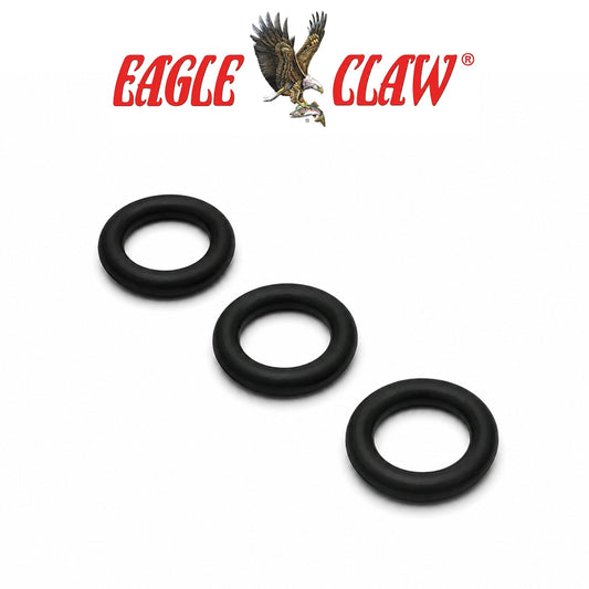 Eagle Claw Lazer Sharp Wacky Rig O-Rings 25 Piece Fishing Accessories