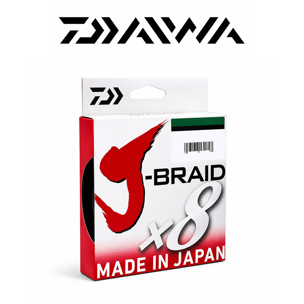 Daiwa J-Braid X8 Filler Spool Dark Green Braided Fishing Line