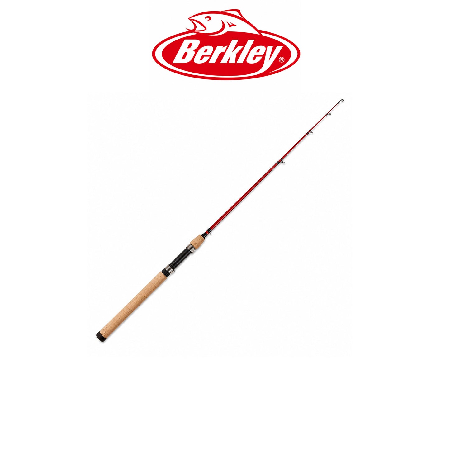 Berkley Cherrywood® HD Spinning Rod | Fast Action | 6 Guides | 6'6" and 7' Options | Medium Light to Medium Heavy | 4-17 lb Line Rating