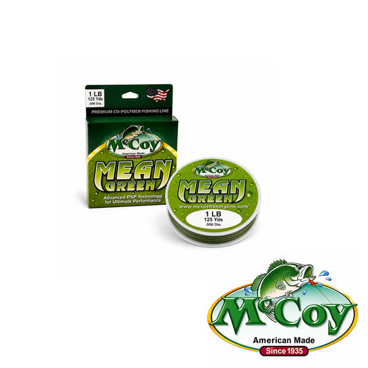 McCoy Mean Green Co-Polymer Fishing Line