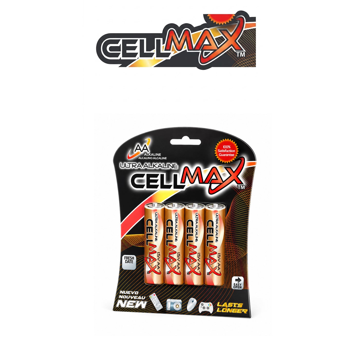 Cellmax AA Alkaline Batteries  Carded