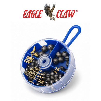 Eagle Claw Round Split-Shot Assortment