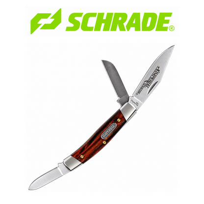 Schrade Imperial Stockman Folding Pocket Knife – Classic 3-Blade Everyday Carry Knife
