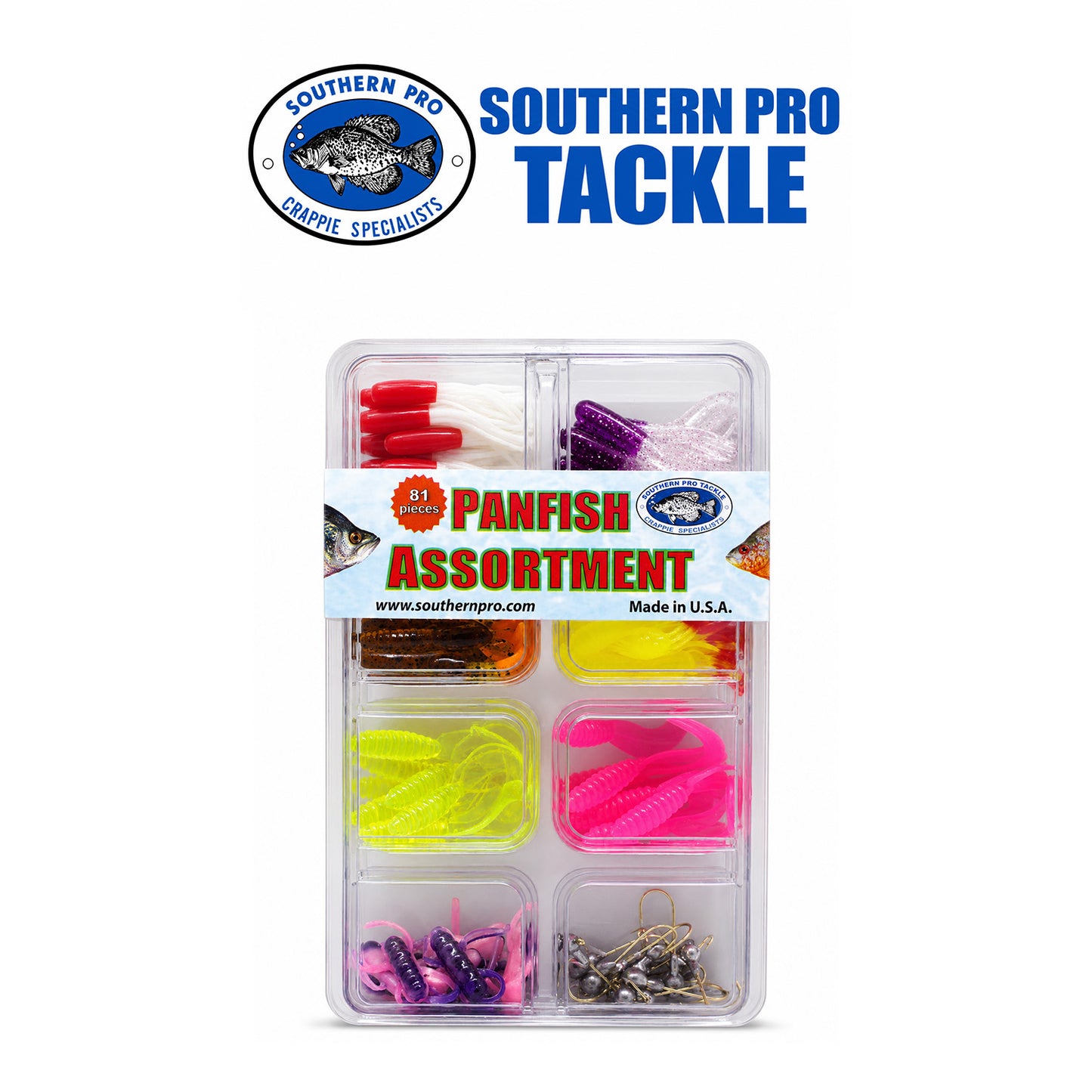 Southern Pro Lit’l Hustler 81-Piece Crappie Fishing Lure Kit