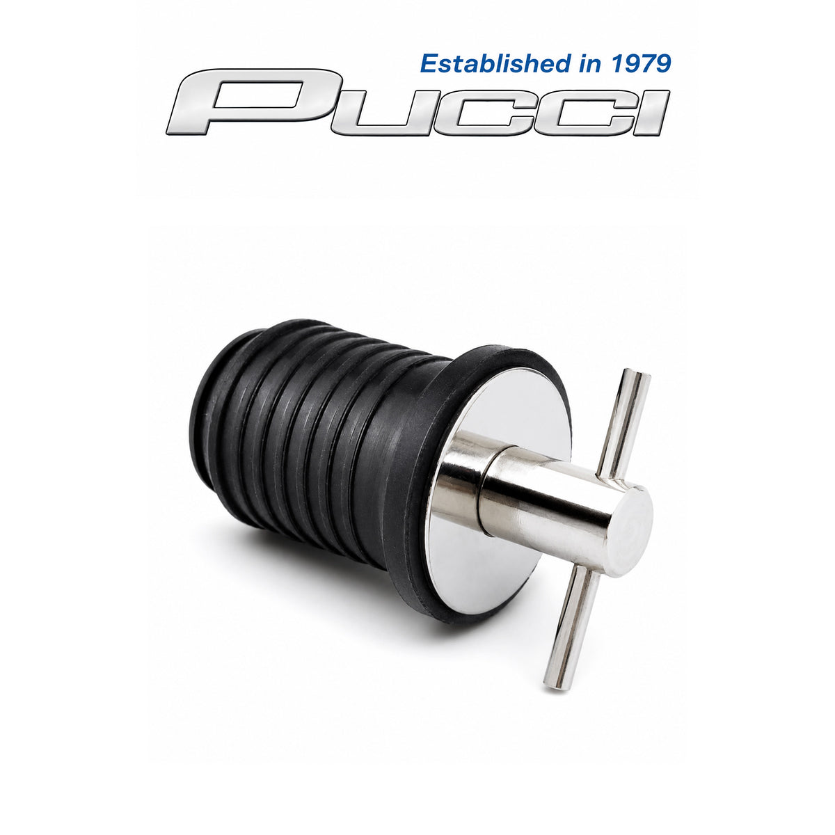 Pucci 1" Turn Handle Drain Plug