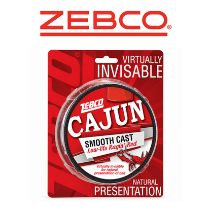 Cajun Low-Vis Red Monofilament Fishing Line 8 lb Test – 330 Yards