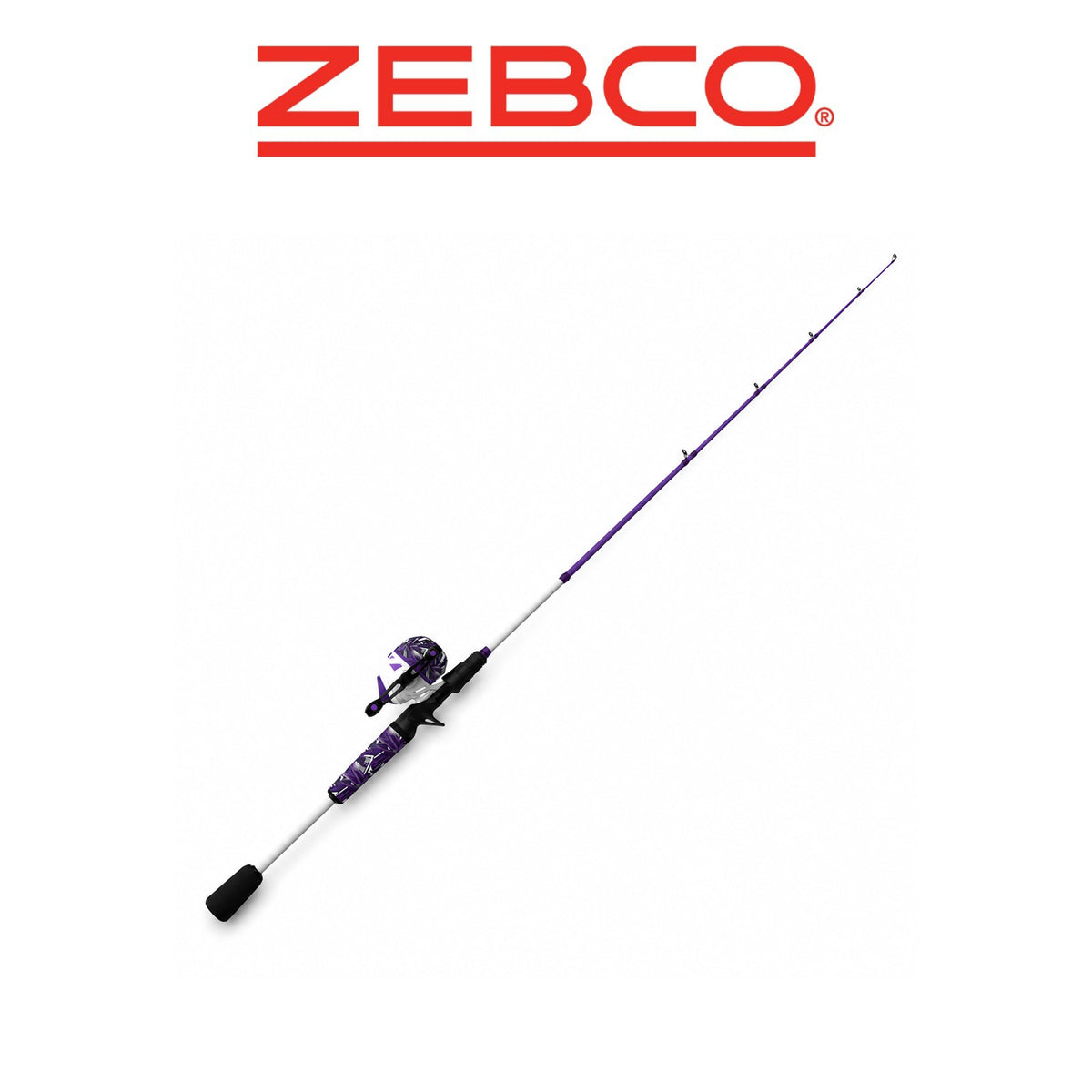 Zebco Roam Prism Purple 6'0" Medium Spincast Rod & Reel Combo
